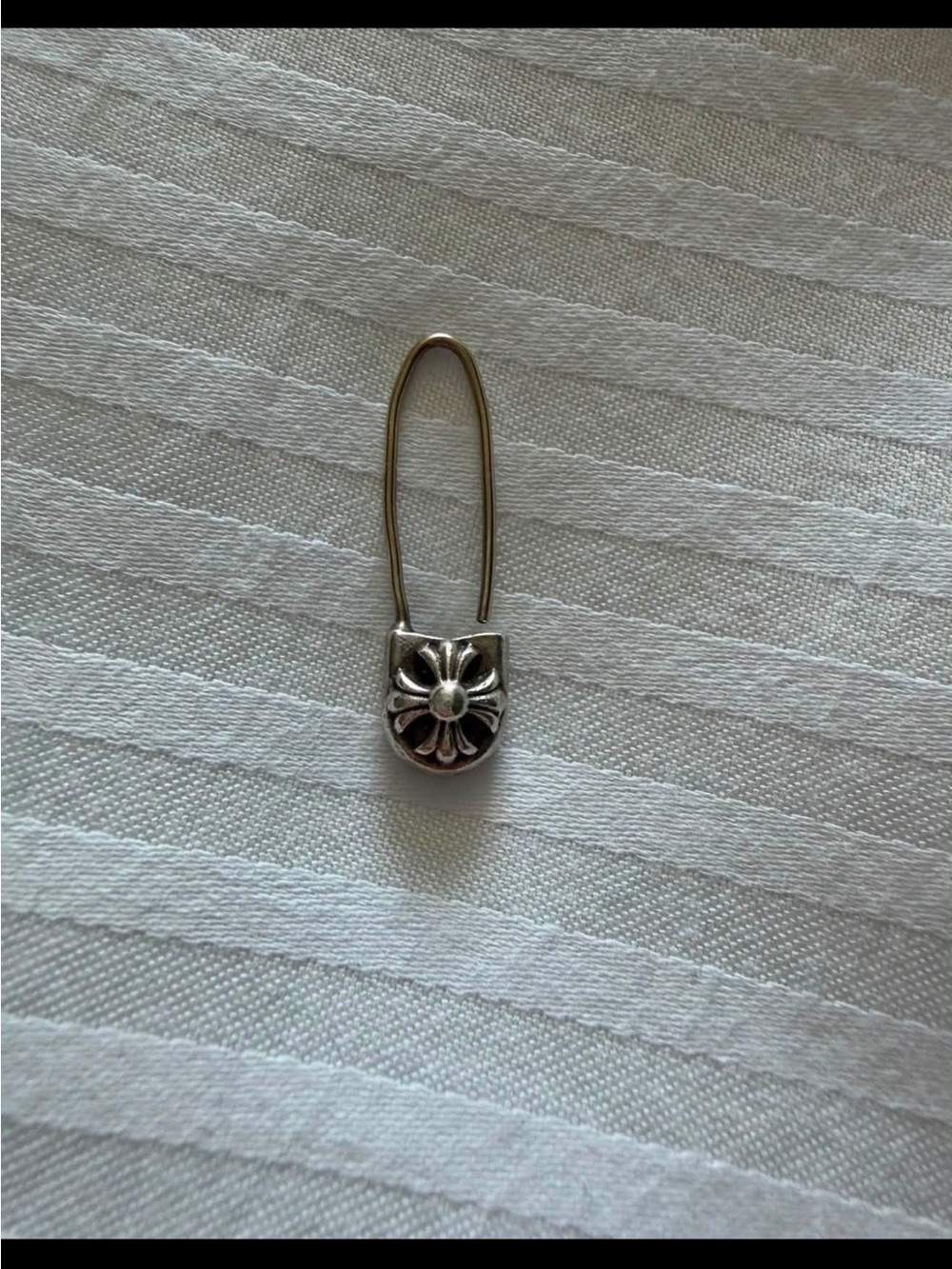 Chrome Hearts Silver Floral Key Hook